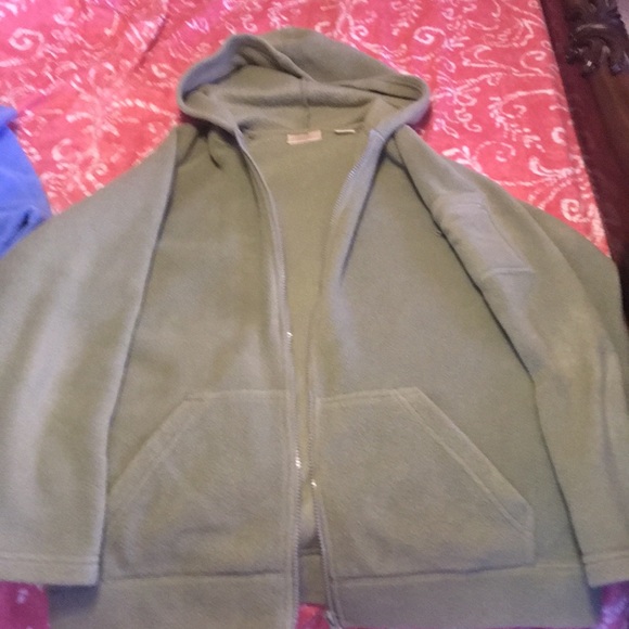 Fleece zip jacket with hood and without - Picture 1 of 2